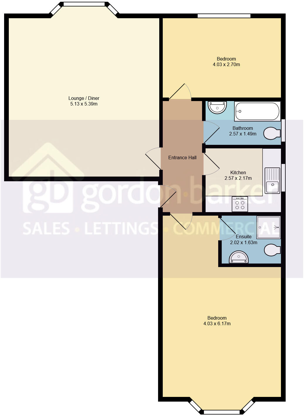 Burnaby Road, Bournemouth floorplan