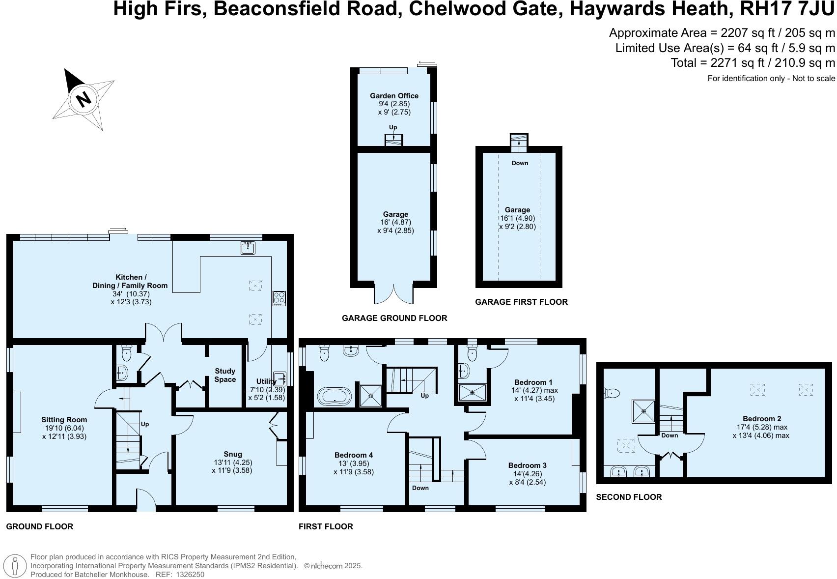 Beaconsfield Road, Chelwood Gate floorplan