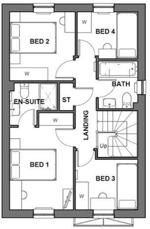 Chester Close, Bourne, Lincolnshire, PE10 floorplan