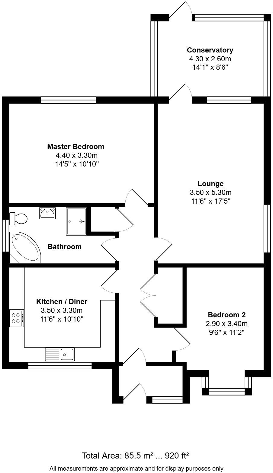 North Wootton, King's Lynn, Norfolk, PE30 floorplan