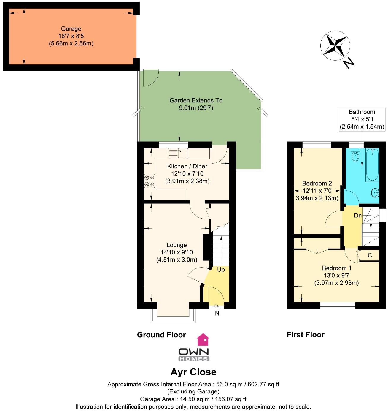 Ayr Close, Stevenage, Hertfordshire, SG1 floorplan