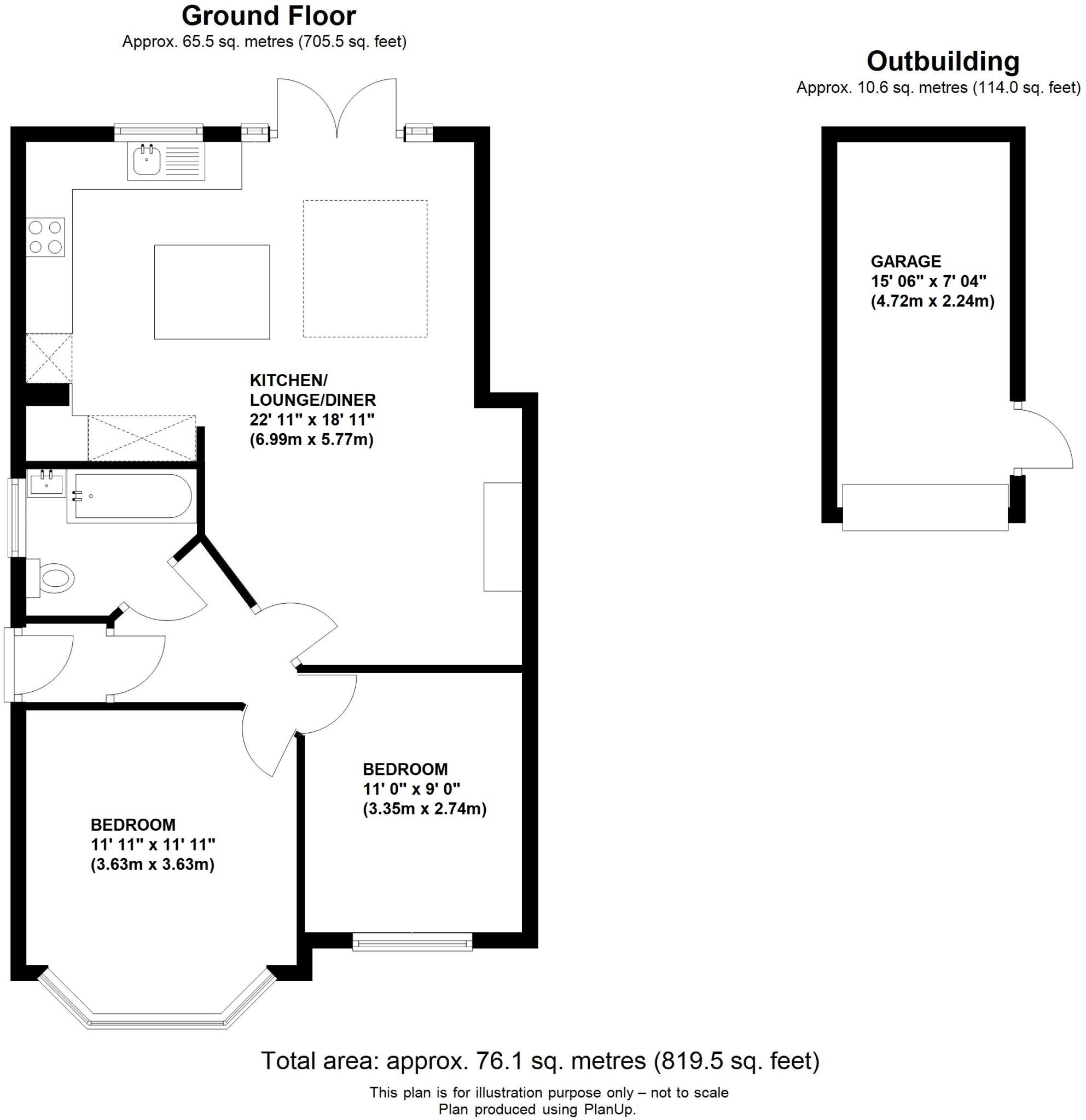 Church Hill Wood, Orpington floorplan