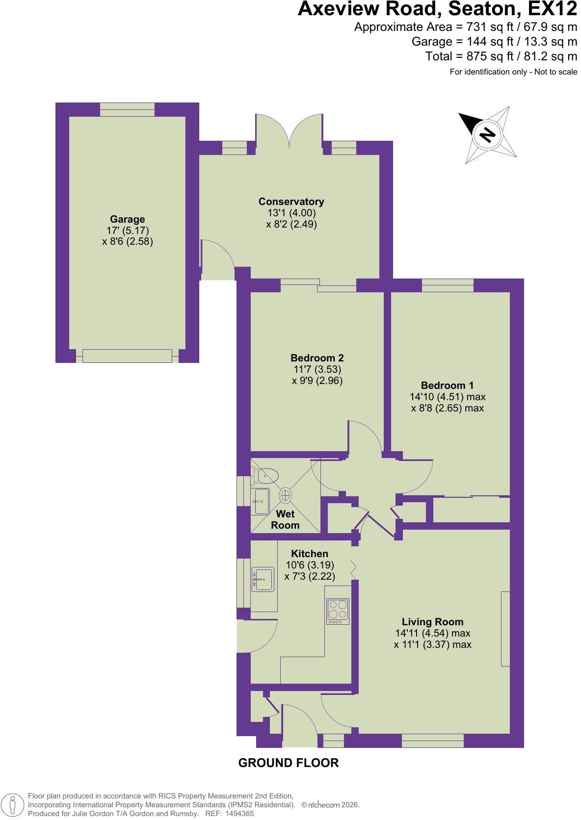 Axeview Road, Seaton,Devon floorplan