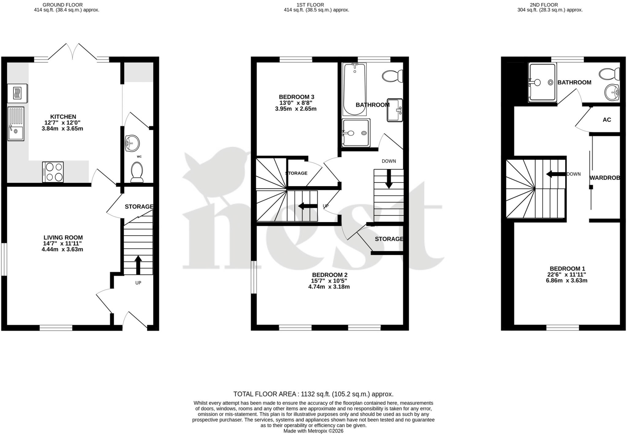 Proctor Road, Wellington, Somerset floorplan