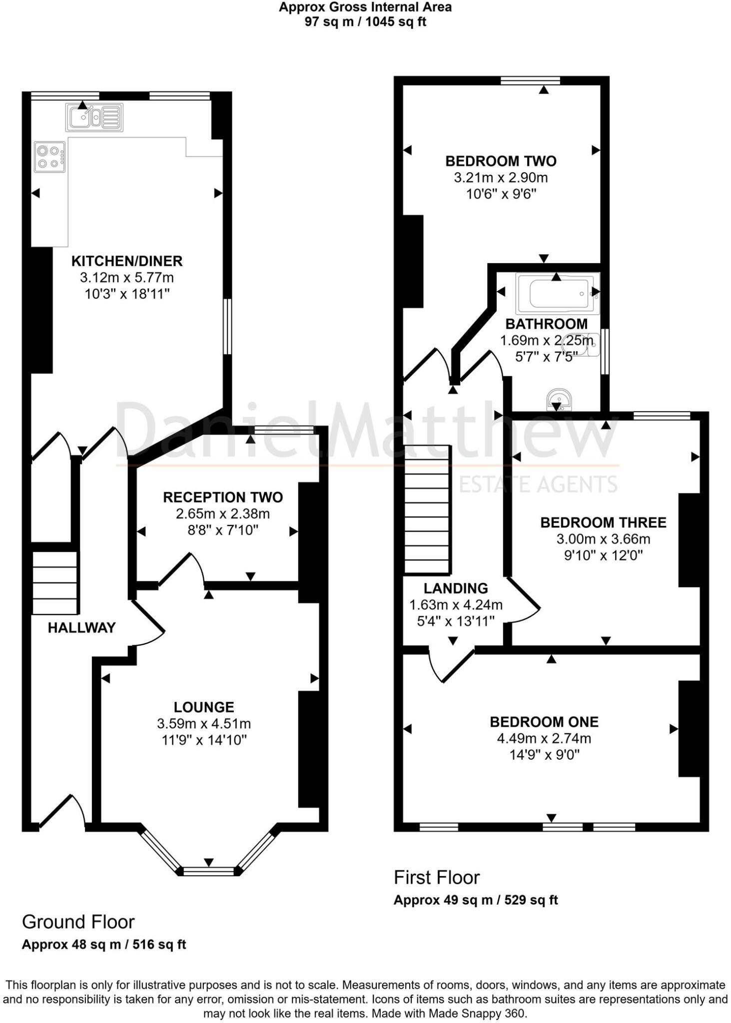 Quarella Road, Bridgend, CF31 floorplan