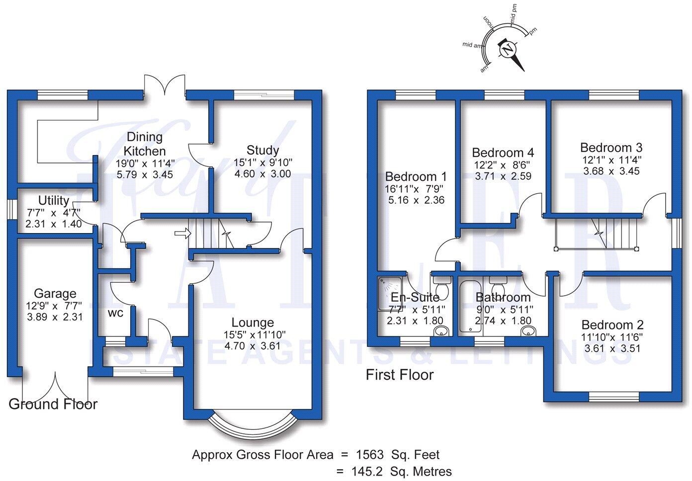 Heythrop Drive, Heswall, Wirral floorplan