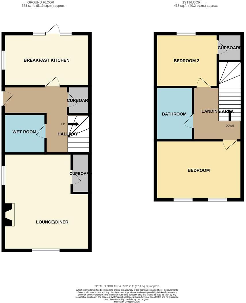 Sun Street, Woodville, Swadlincote floorplan