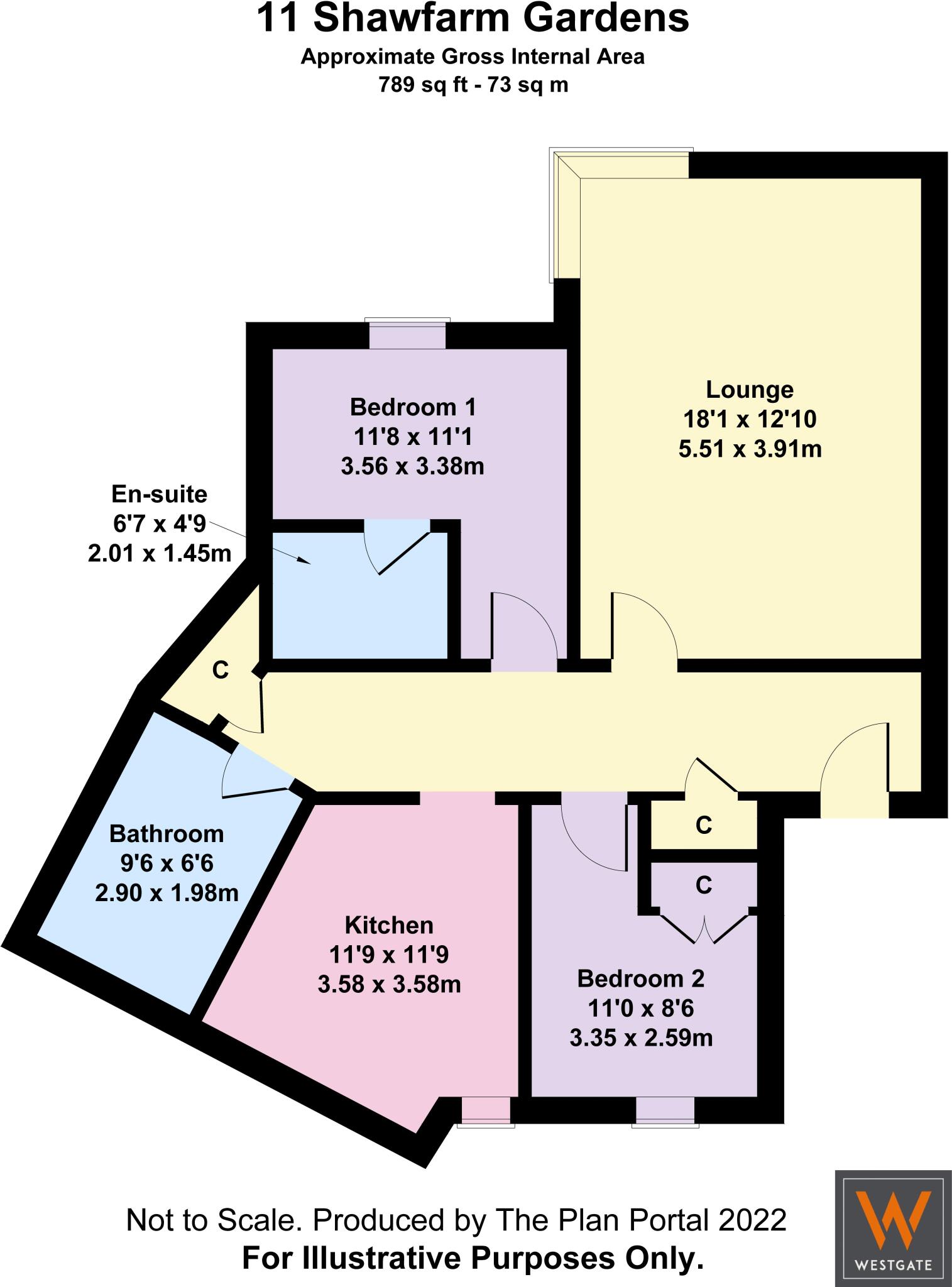 Shawfarm Gardens, Prestwick floorplan