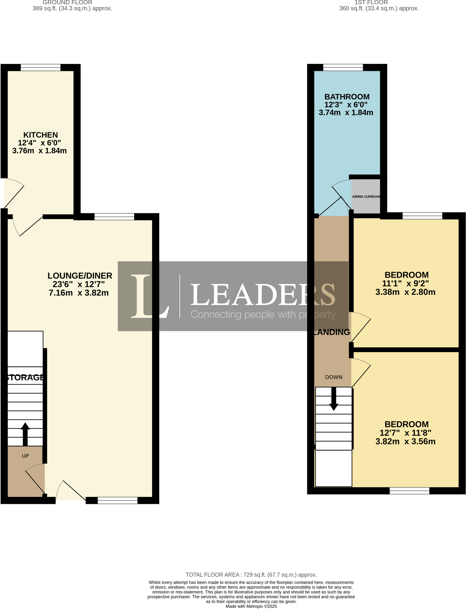 Palmerston Street, Underwood, Nottingham floorplan