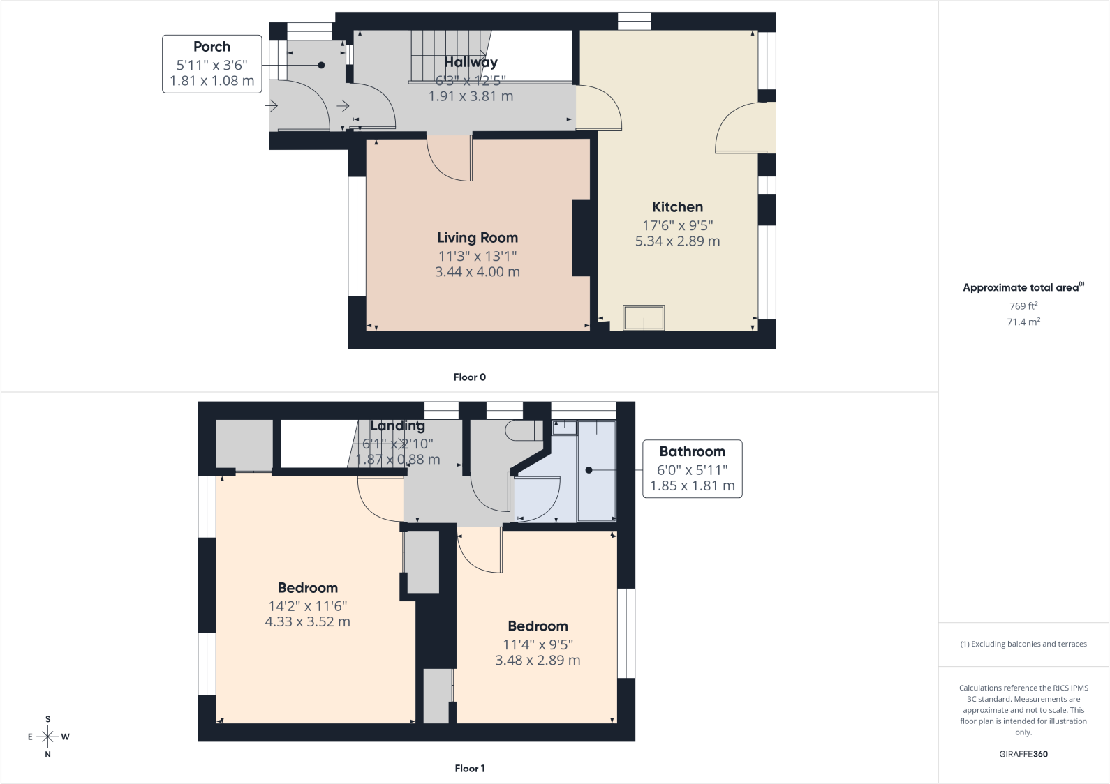 17 Latrigg Road, Whitehaven, CA28 floorplan