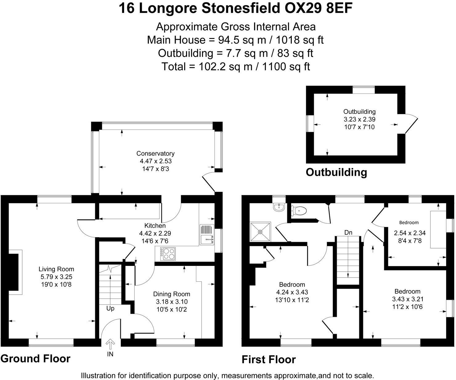 Longore, Stonesfield, OX29 floorplan