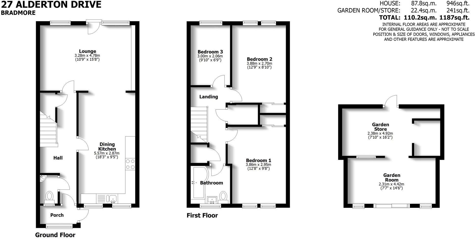 27 Alderton Drive, Bradmore, Wolverhampton, WV3 7JZ floorplan