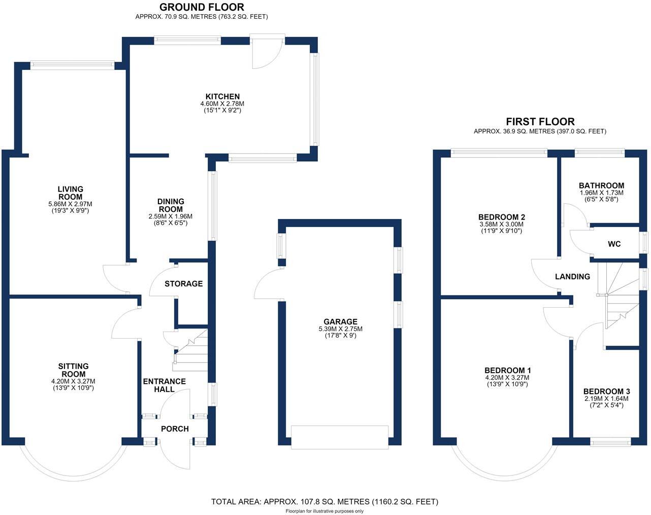 Greenway Road, Timperley floorplan