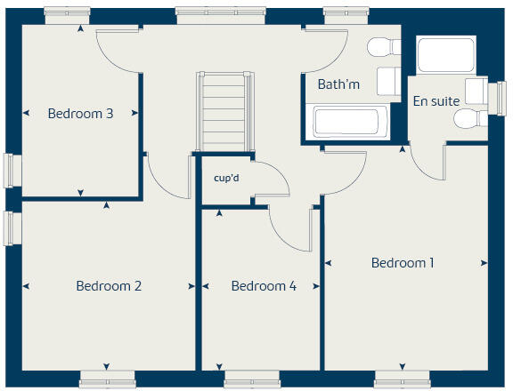 Off Osier Way,
Buckingham,
MK18 1TG floorplan