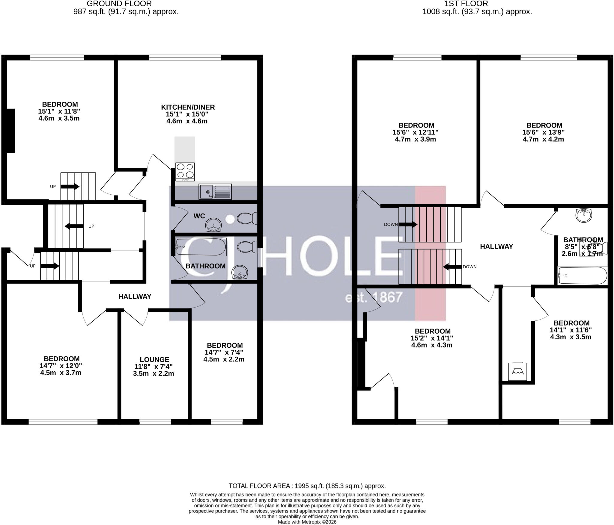 Redland Court Road, Bristol, BS6 floorplan