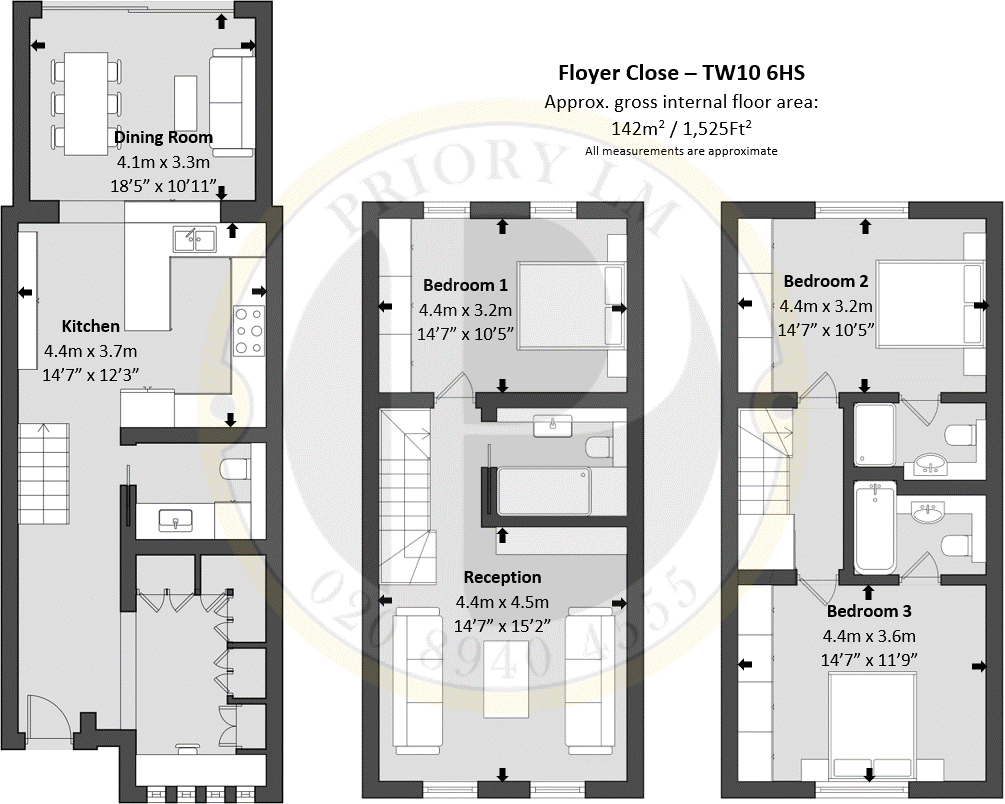 Floyer Close, Richmond floorplan