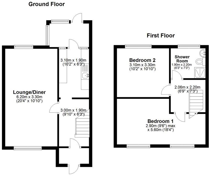 Lilac Crescent Rochester ME2 floorplan