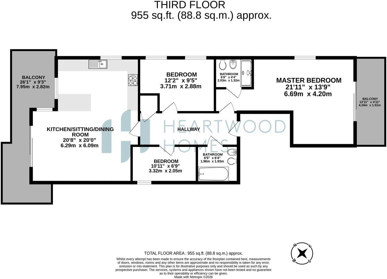 Nero House, Charrington Place, St. Albans, AL1 3GW floorplan
