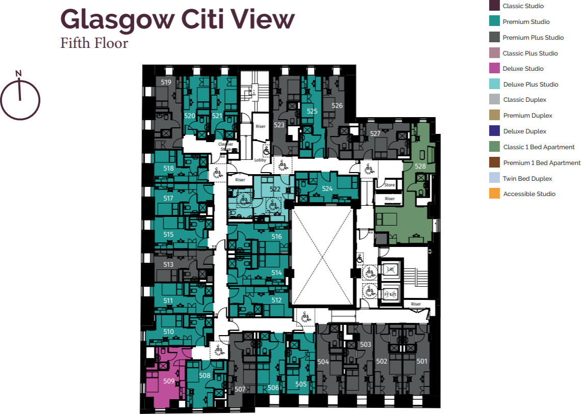250, St Vincent Street, Glasgow, Glasgow City floorplan