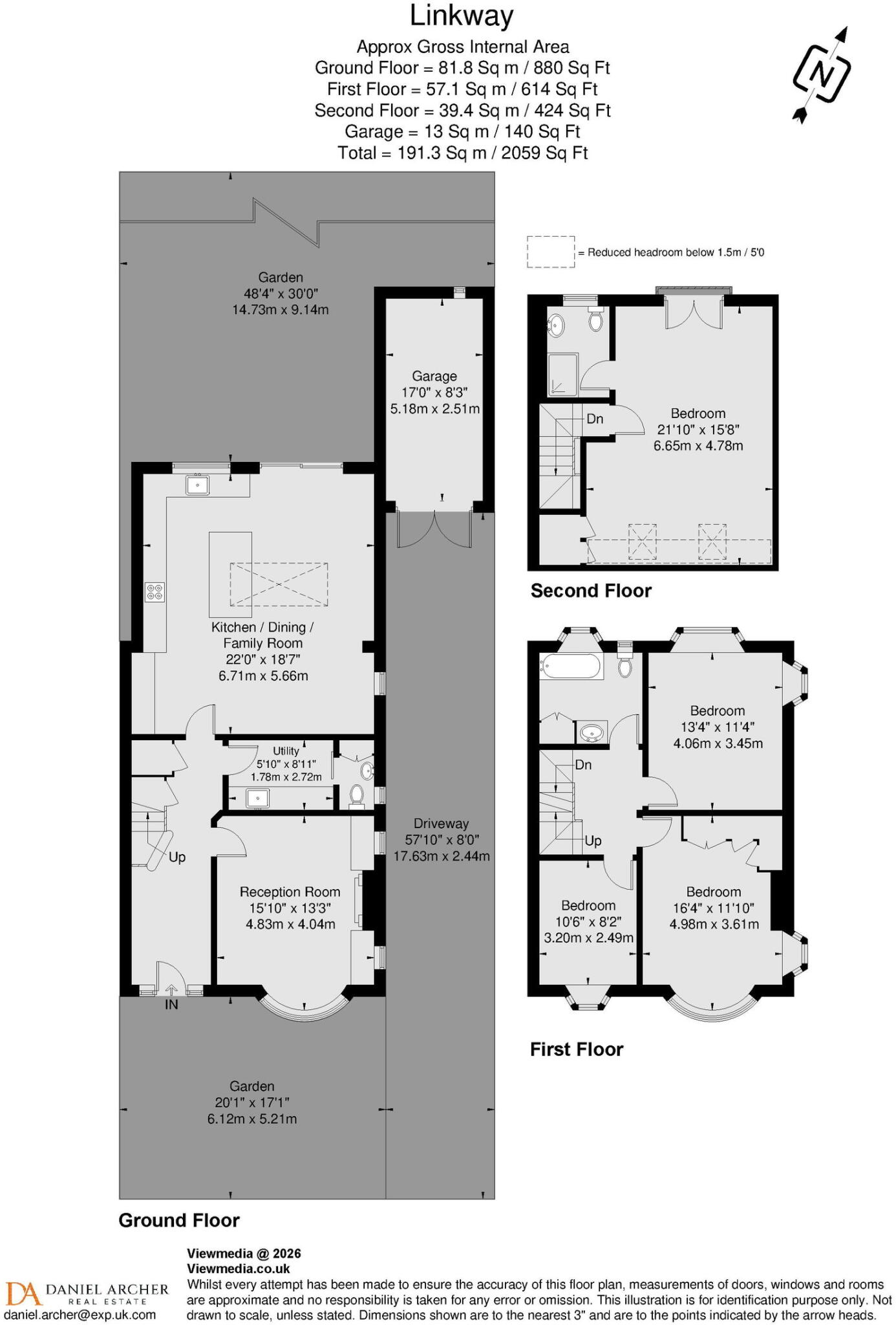 Linkway, Raynes Park, SW20 floorplan