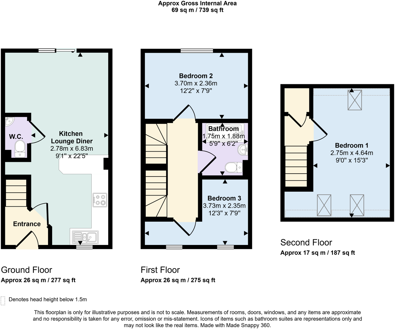 Bellaport Gardens, Workington, CA14 5QX floorplan