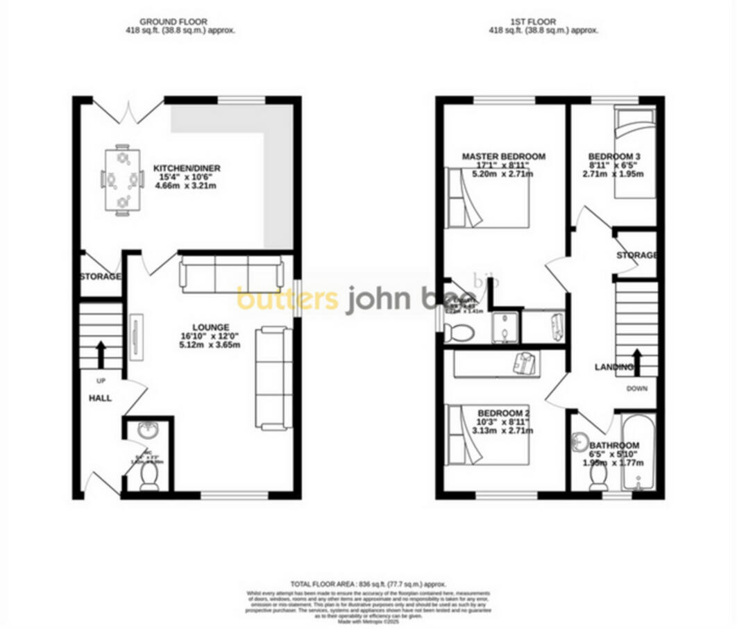 Emberton Road, Alsager floorplan