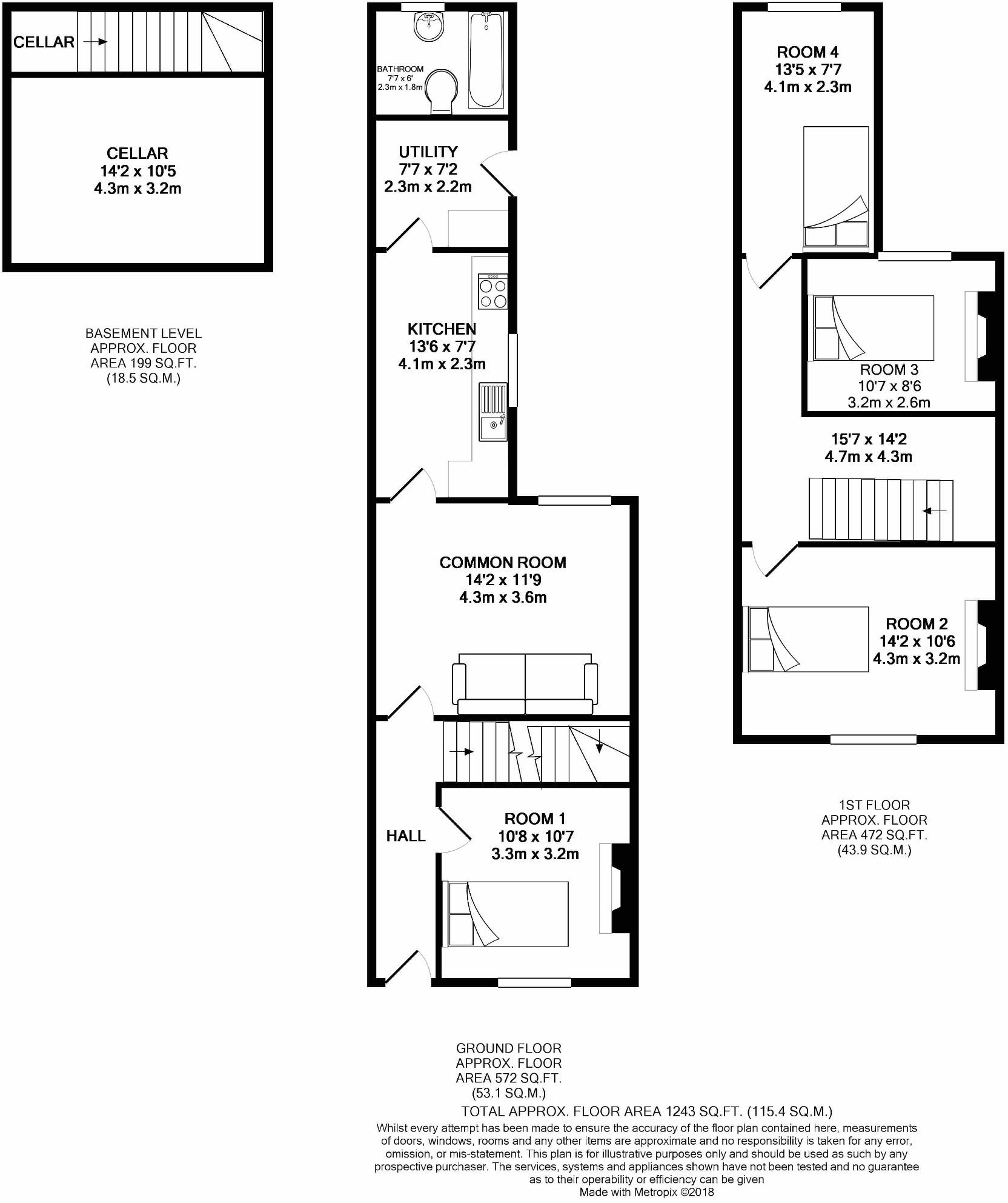 Available SEPT 2026 - Rooms - Happy Land West floorplan