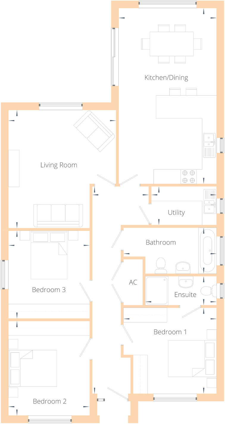 Plot 1 (524) St Johns Road, Clacton-on-sea, CO16 8DY floorplan