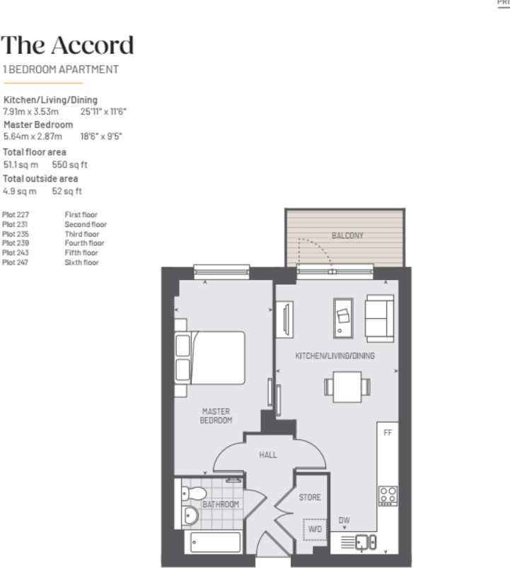 High Street, 
Brentford,
TW8 0AA floorplan
