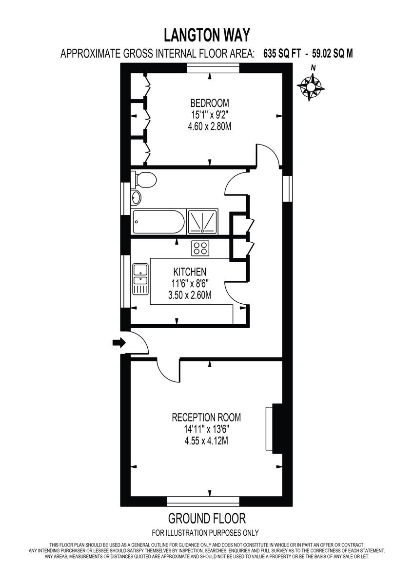 Langton Way, London floorplan