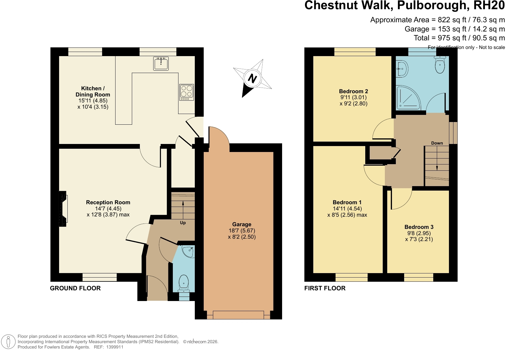 Chestnut Walk, Pulborough floorplan
