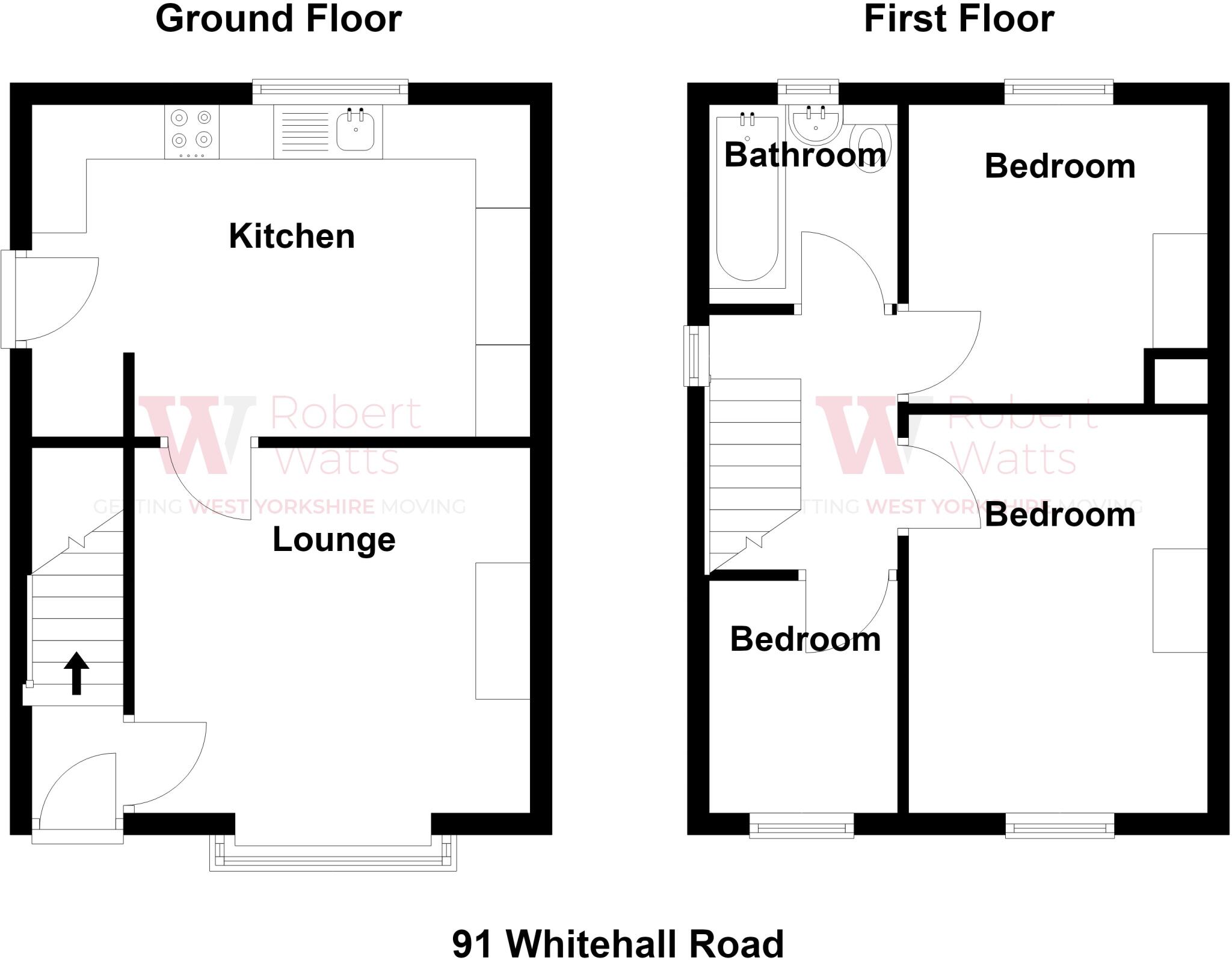 Whitehall Road, Drighlington, West Yorkshire, BD11 floorplan
