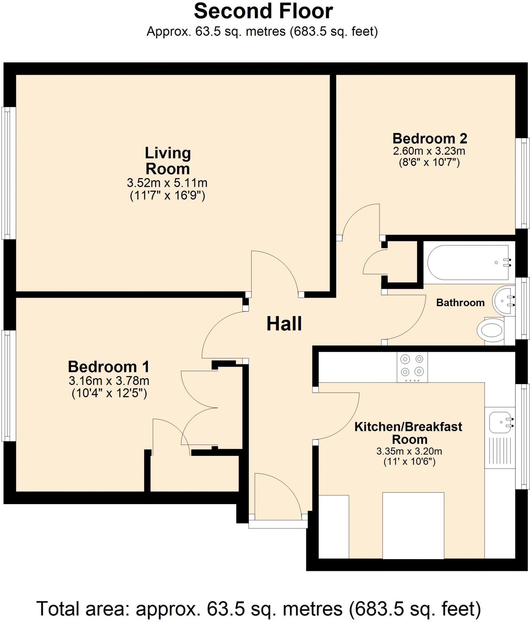 Lonsdale Close, Pinner floorplan