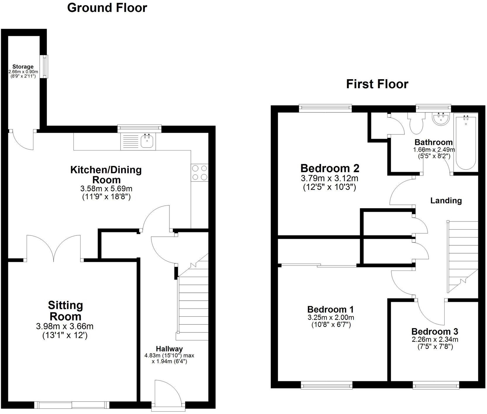 Chatcombe Drive, Worcester, WR4 floorplan