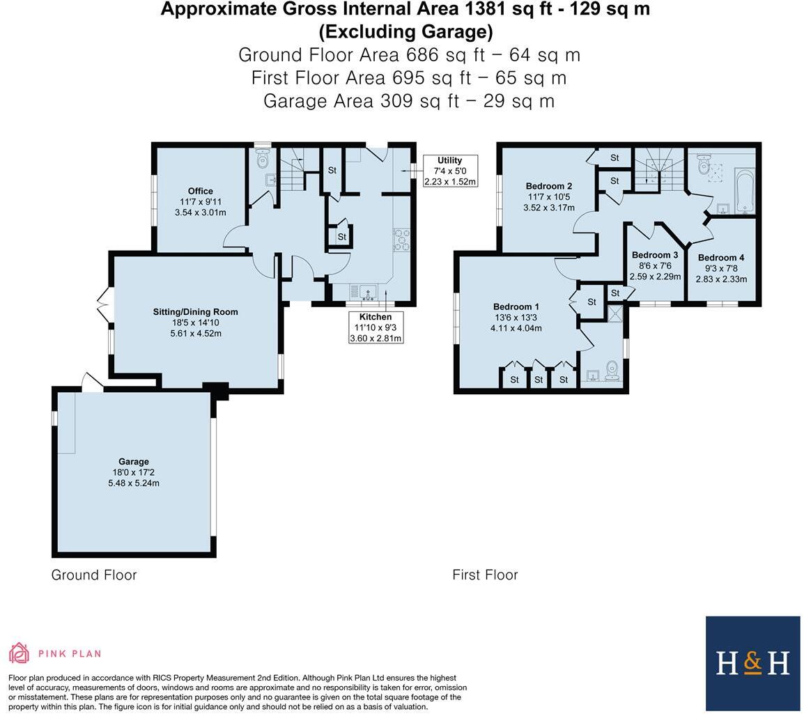 Whitecroft Gardens, Woodford Halse, NN11 floorplan