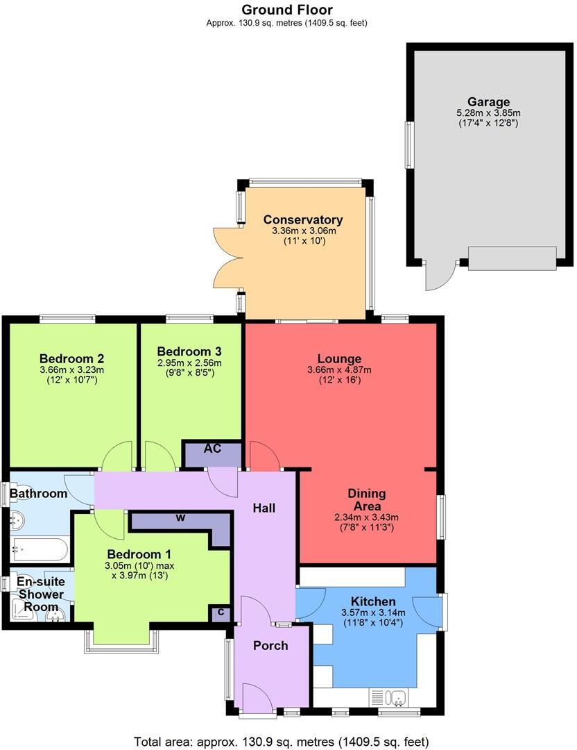 Oak Tree Avenue, Scotton, Catterick Garrison floorplan
