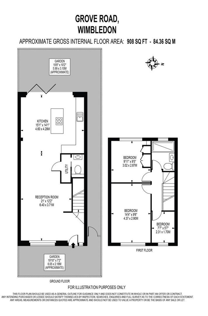 Grove Road, Wimbledon floorplan