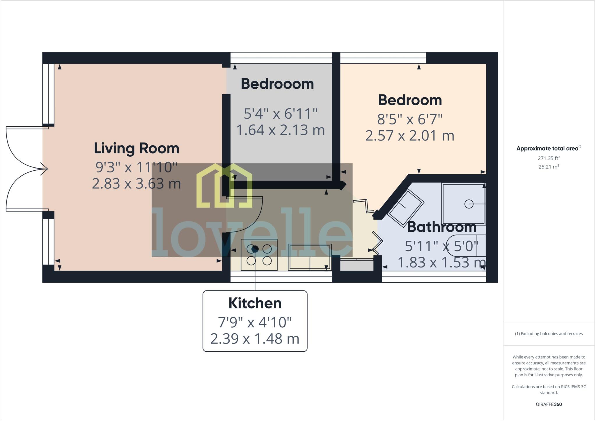 Mablethorpe Chalet Park, Mablethorpe, LN12 floorplan