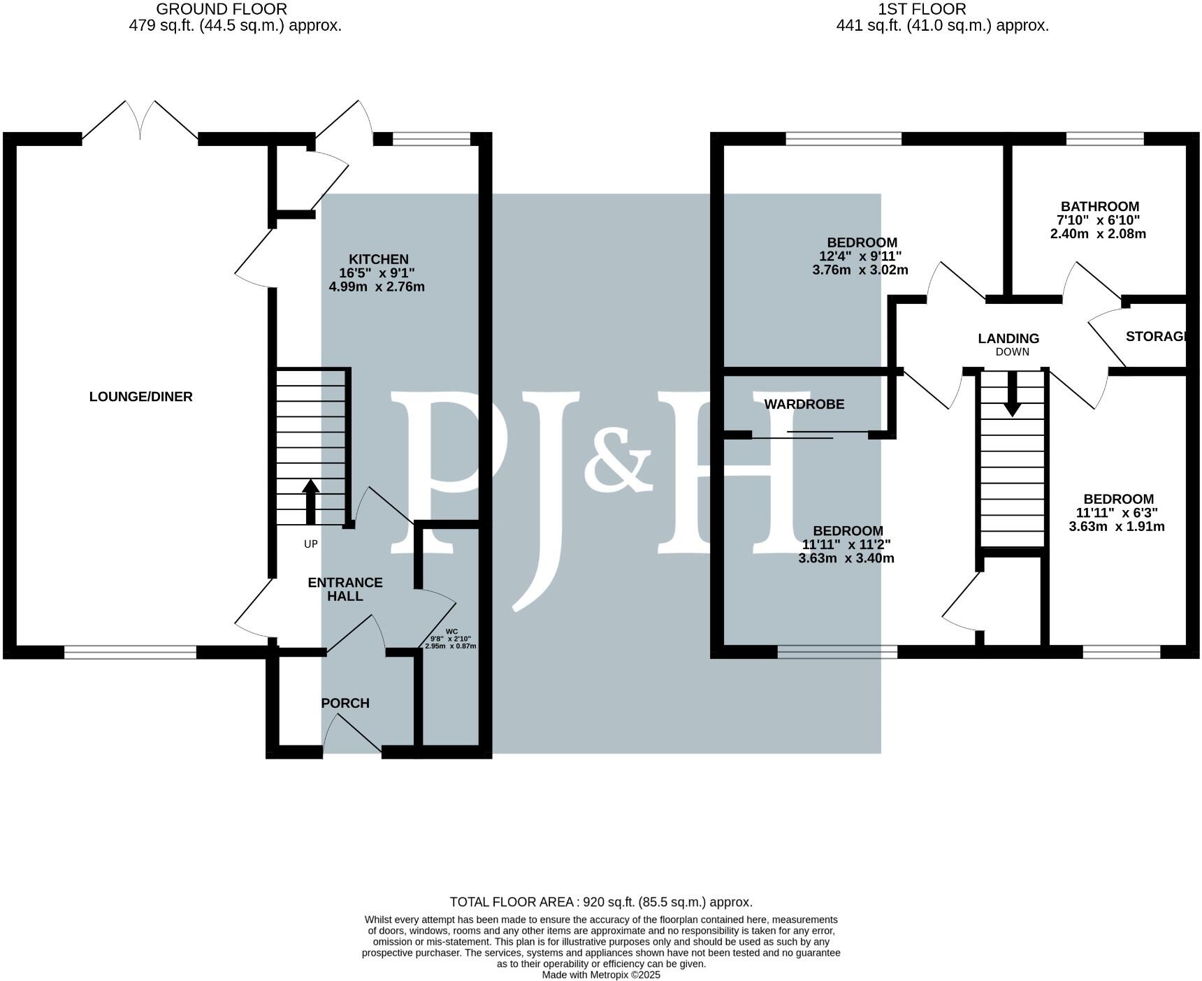 Poultons Close, Overton RG25 floorplan
