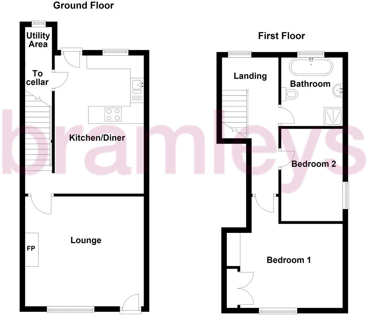 Sunnydene, Rastrick Common, Brighouse floorplan