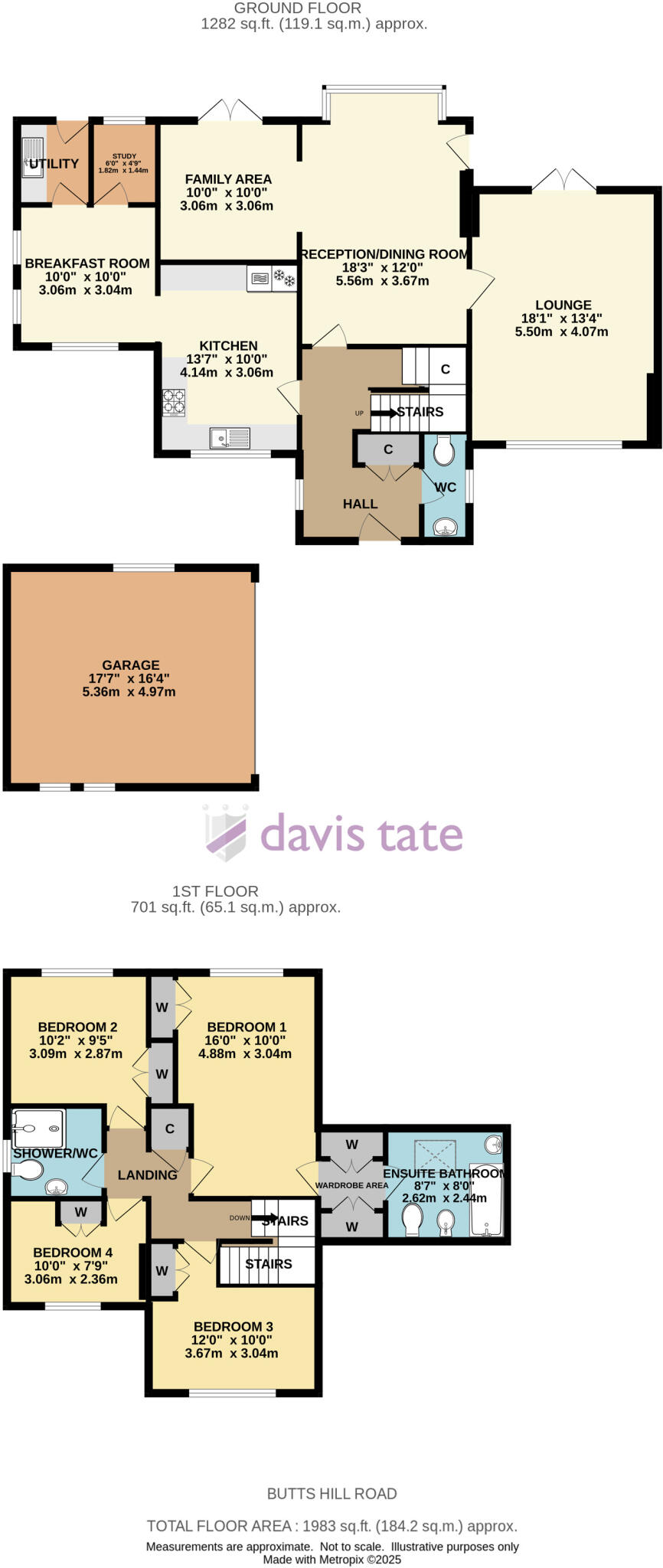 Butts Hill Road, Woodley, Reading, Berkshire, RG5 floorplan