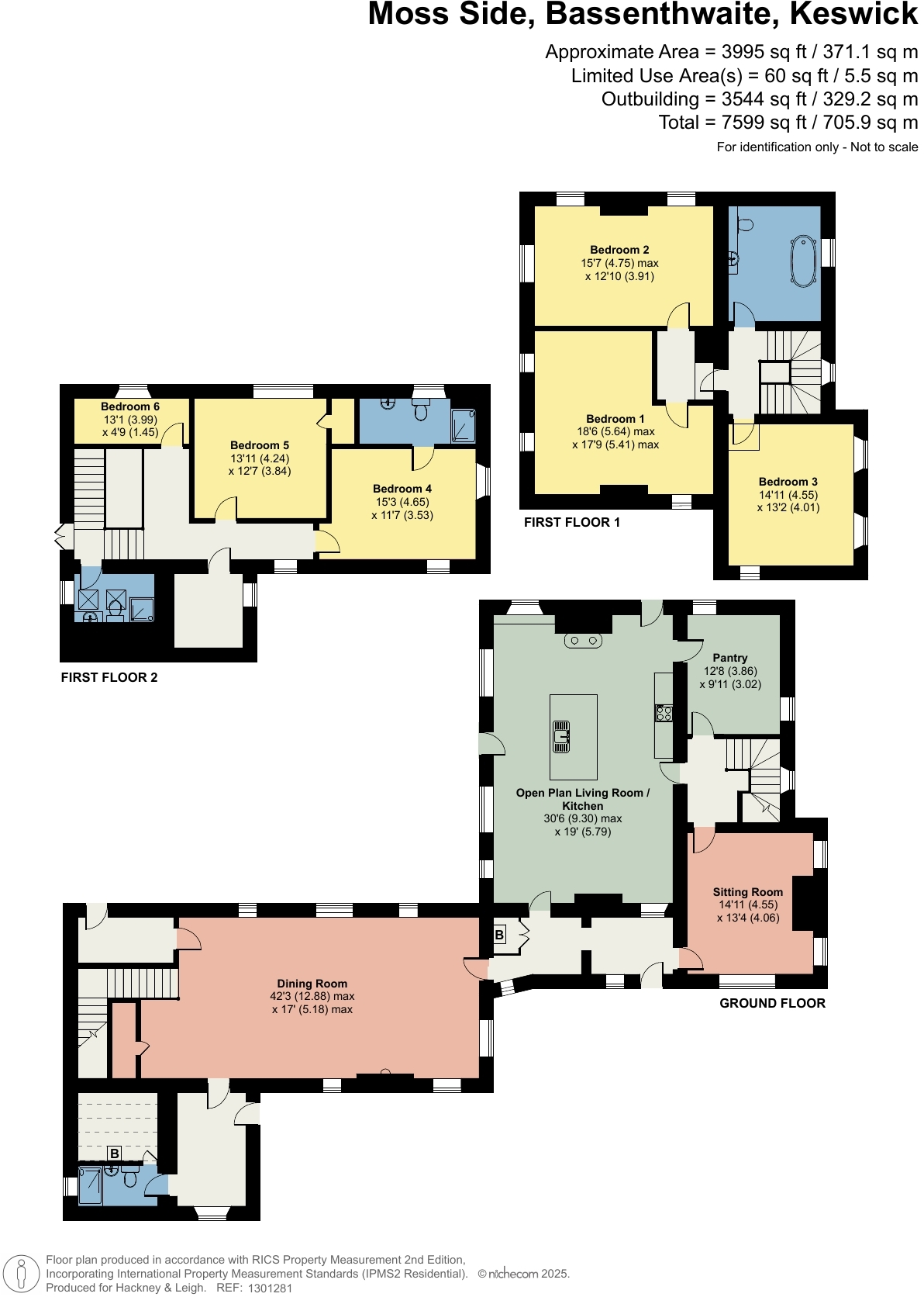 Moss Side, Bassenthwaite, Keswick, Cumbria, CA12 4QZ floorplan