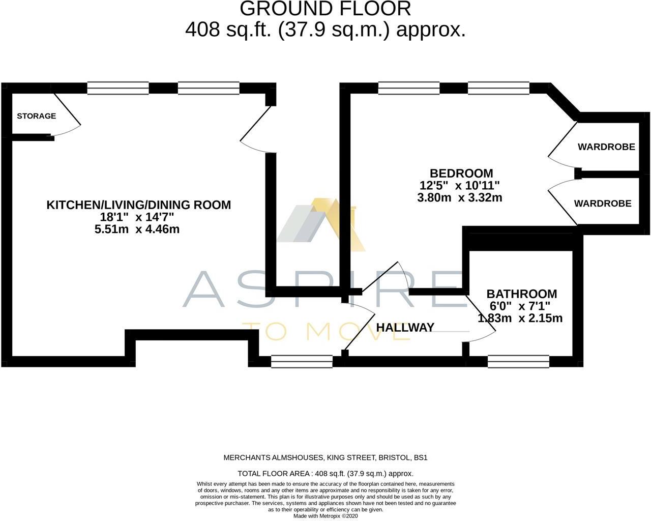 King Street, Bristol, BS1 floorplan