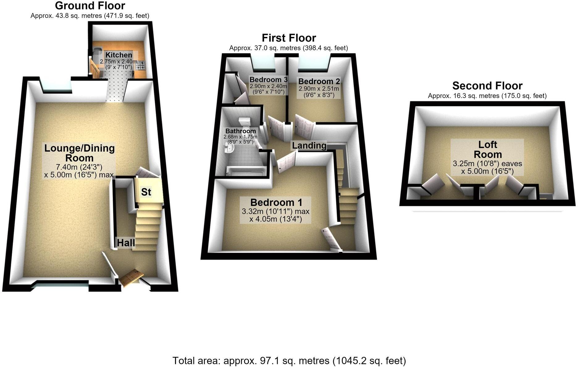 Brookfield Street, Newton-Le-Willows, WA12 floorplan