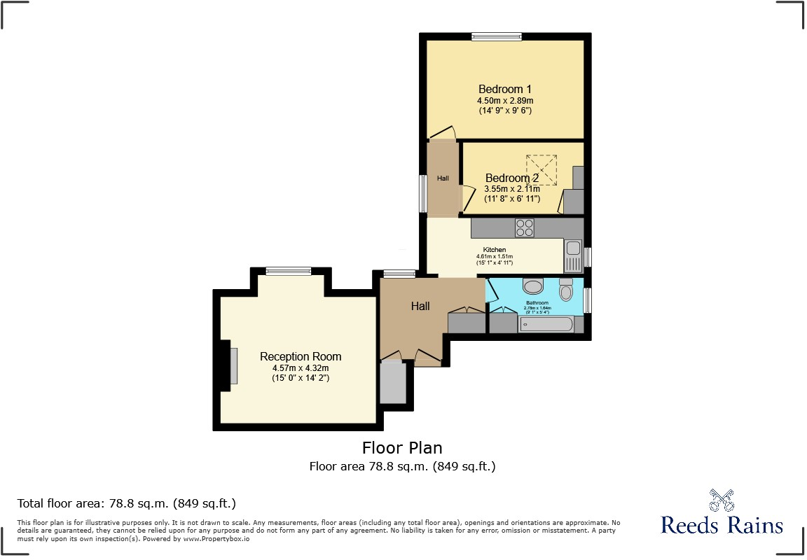 34c, Mattock Lane, London floorplan