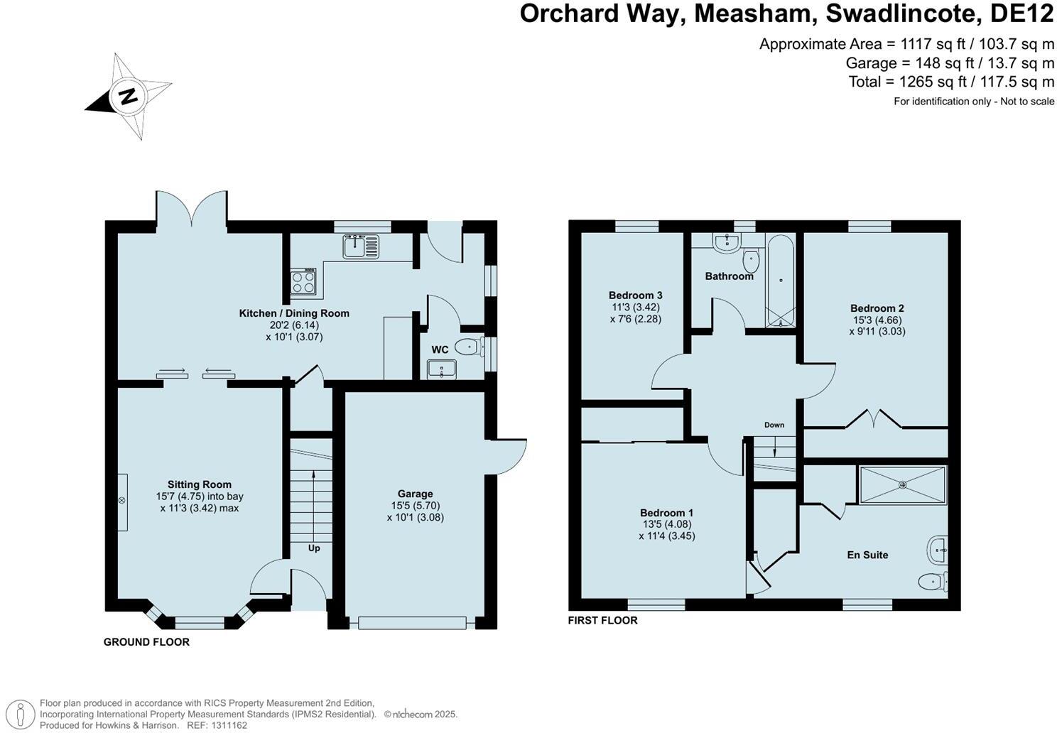 Orchard Way, Measham, DE12 floorplan