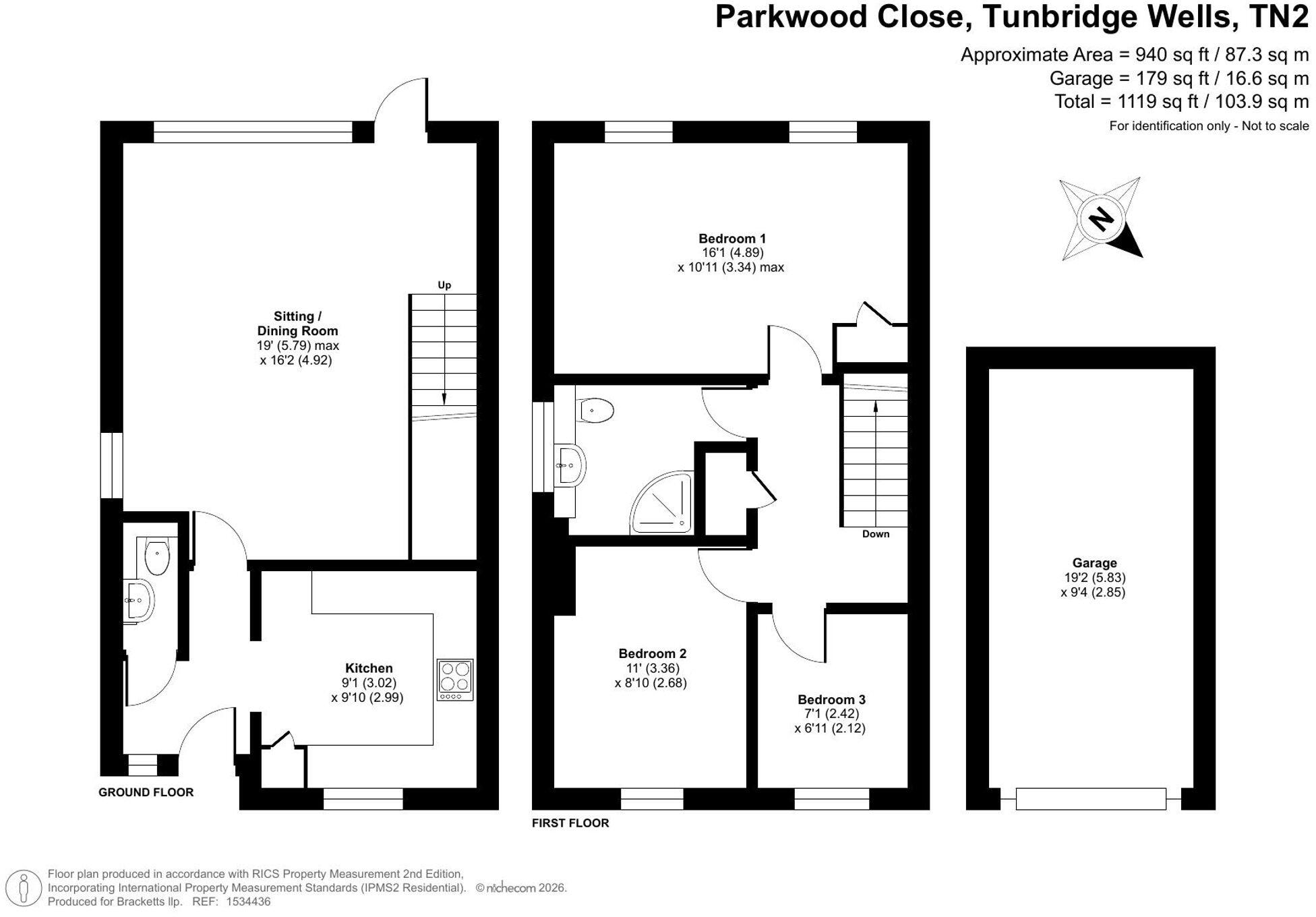 Parkwood Close, Tunbridge Wells, TN2 floorplan