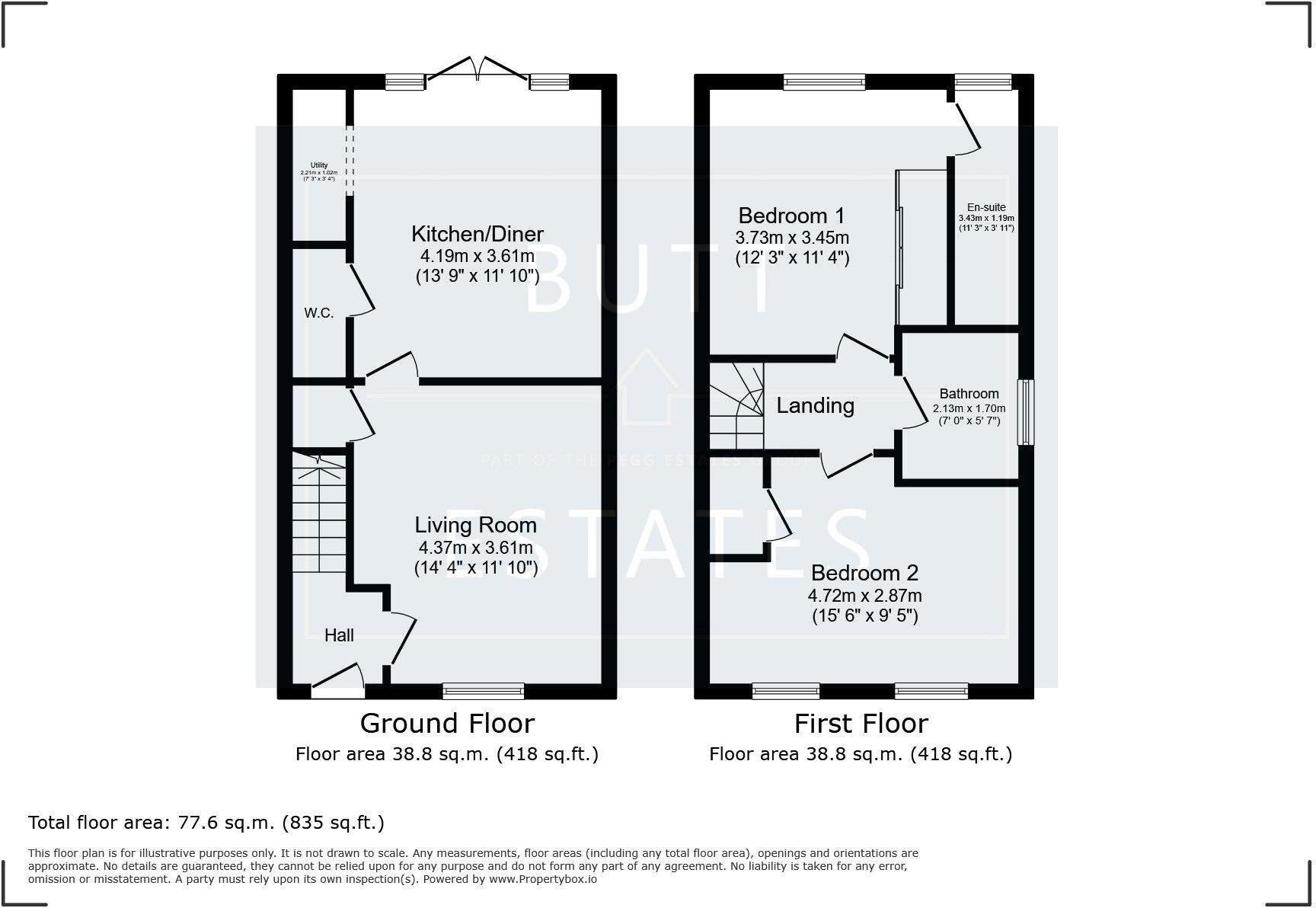 Dart Avenue, Exeter floorplan