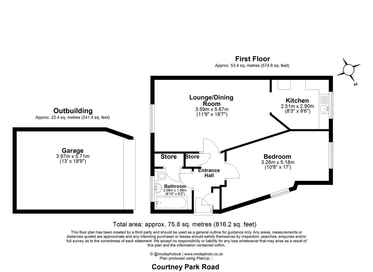 Courtney Park Road, Langdon Hills, SS16 6 floorplan