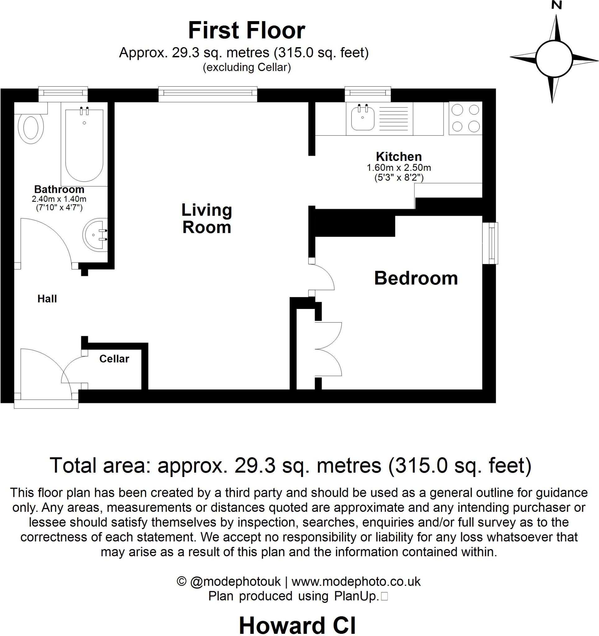Howard Close, Waltham Abbey floorplan